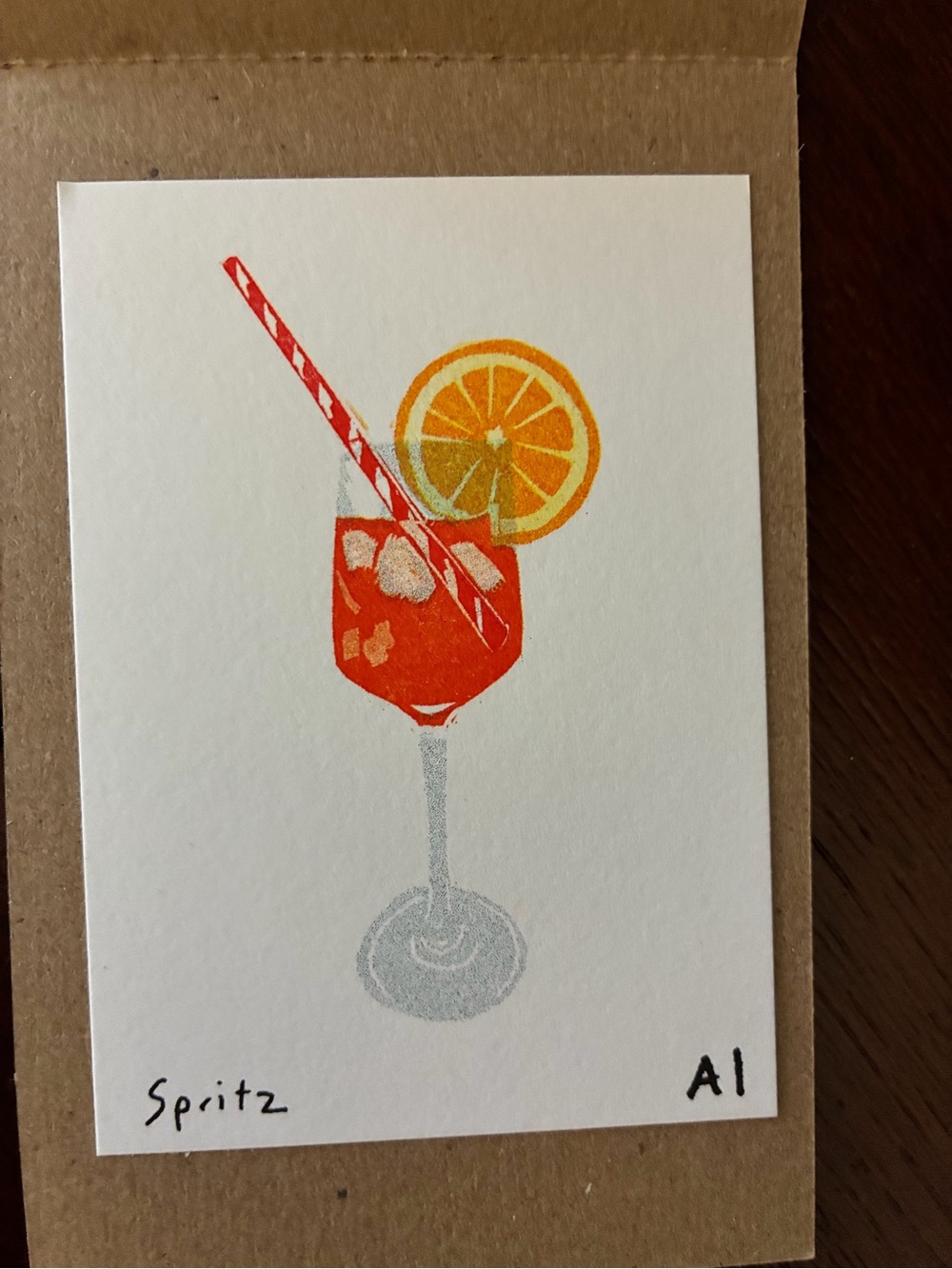 Ana Inciardi Mini Print - Summer 2026 Vending Machine Art -  SPRITZ - New Rare